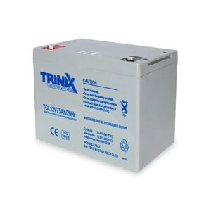 Акумуляторна батарея гелева 12В 75Аг Trinix TGL12V75Ah/20Hr GEL