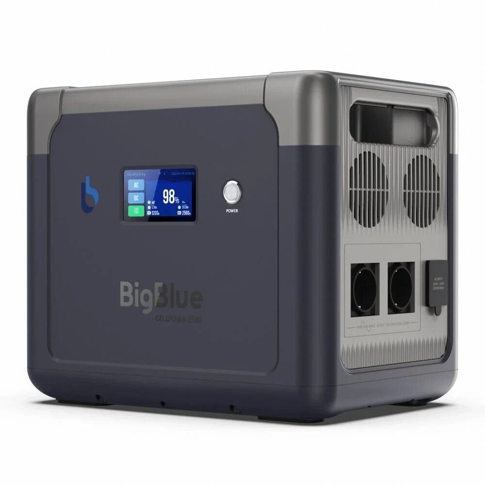 Портативна зарядна станція BigBlue CP2500 2500W 1843Wh від компанії Krop Control - фото 1