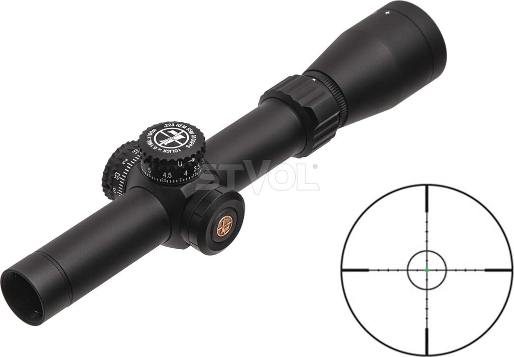 Прицел Leupold Mark AR 1 1.5-4x20mm P5 Matte Firedot SPR від компанії Krop Control - фото 1