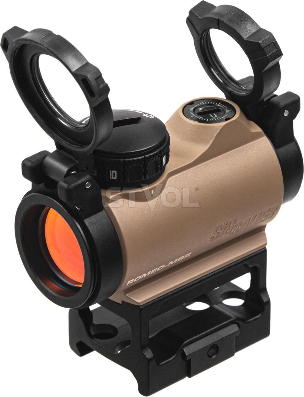 Приціл коліматорний SIG Optics ROMEO-MSR COMPACT RED DOT SIGHT, 1X20MM, 2 MOA RED DOT FDE від компанії Krop Control - фото 1