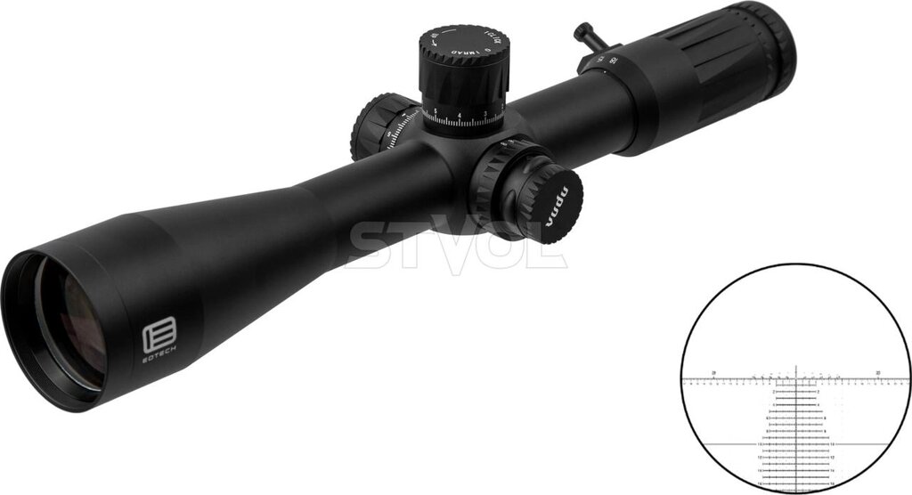 Приціл оптичний EOTECH Vudu 3.5-18x50 FFP 34 mm H59 Reticle MRAD від компанії Krop Control - фото 1