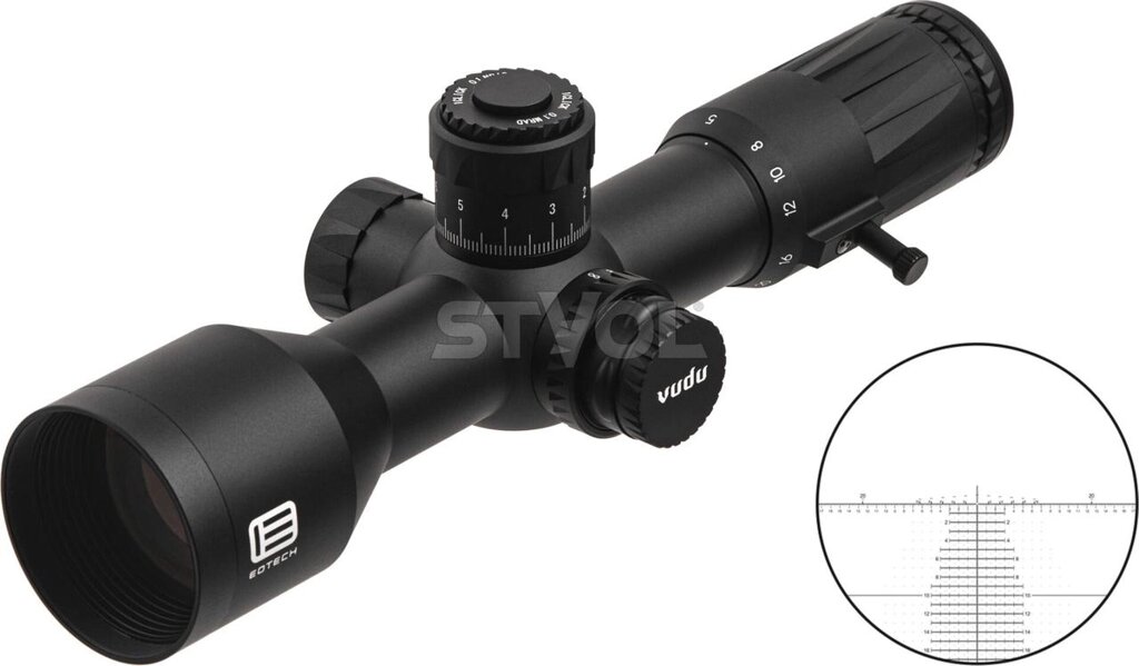 Приціл оптичний EOTECH Vudu 5-25x50 FFP H59 Reticle MRAD від компанії Krop Control - фото 1