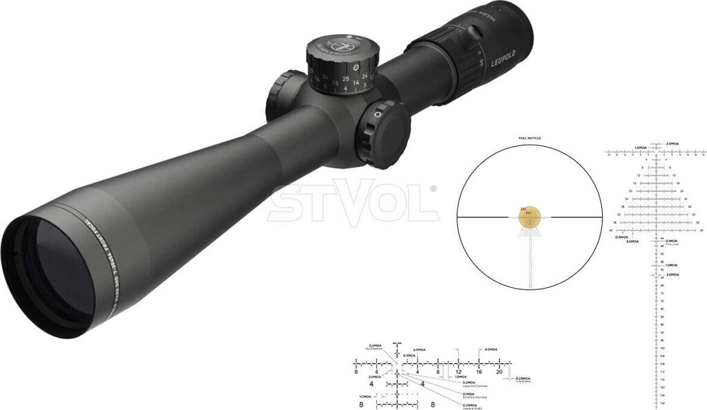 Приціл оптичний LEUPOLD MARK 5HD 7-35x56 (35 mm) M1C3 FFP PR2-MOA від компанії Krop Control - фото 1