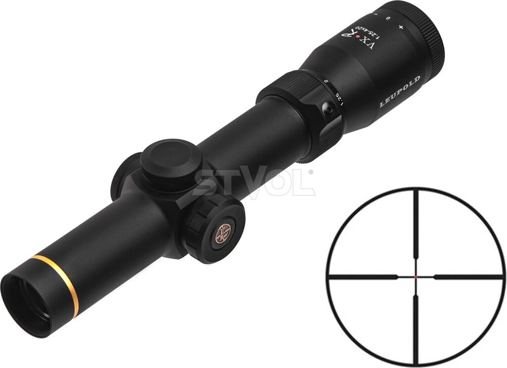 Приціл оптичний Leupold VX. R 1.25-4x20mm Firedot Duplex від компанії Krop Control - фото 1