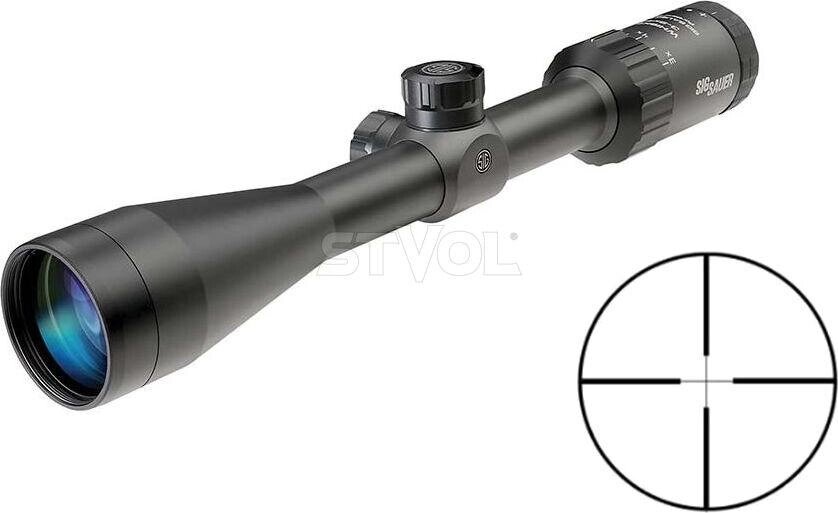 Приціл оптичний Sig Optics Whiskey 3 3-9x40 mm Quadplex від компанії Krop Control - фото 1