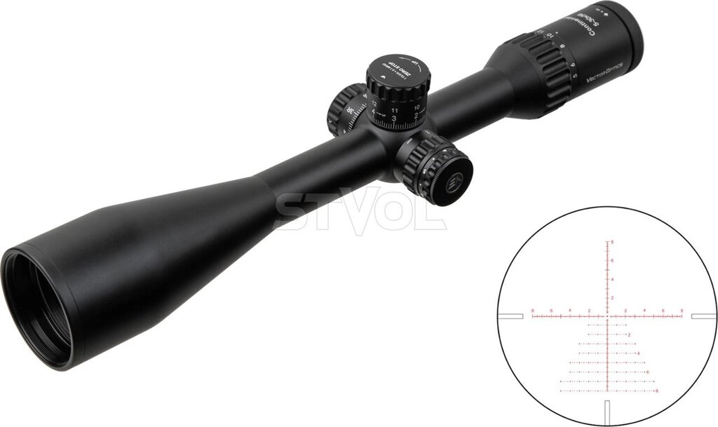 Приціл оптичний Vector Optics Continental X6 Tactical 5-30X56 (30 mm) SFP ARI Illum від компанії Krop Control - фото 1