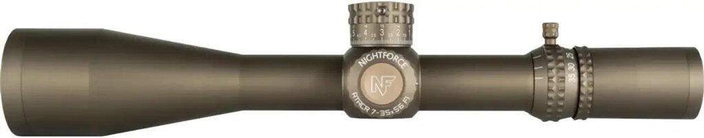 Прилад Nightforce ATACR 7-35x56 F1 ZeroS 0.1 MIL DigIllum PTL сітка Mil-XT з підсвіткою. Dark Earth від компанії Krop Control - фото 1