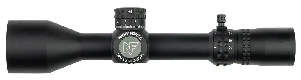 Прилад Nightforce NX8 2.5-20x50 F1 ZeroS Dig PTL. Сітка Mil-C з підсвіткою від компанії Krop Control - фото 1