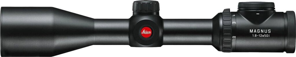 Прилад оптичний Leica Magnus 1,8-12x50 з приладьною сіткою L-4a з підсвіткою від компанії Krop Control - фото 1