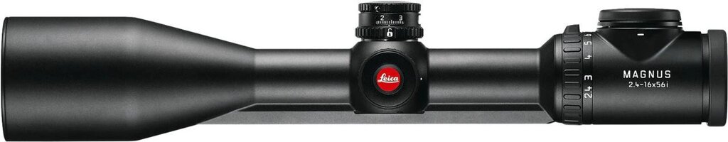 Прилад оптичний Leica Magnus 2.4-16x56 із шиною та приладьною сіткою L-4a з підсвіткою. BDC від компанії Krop Control - фото 1