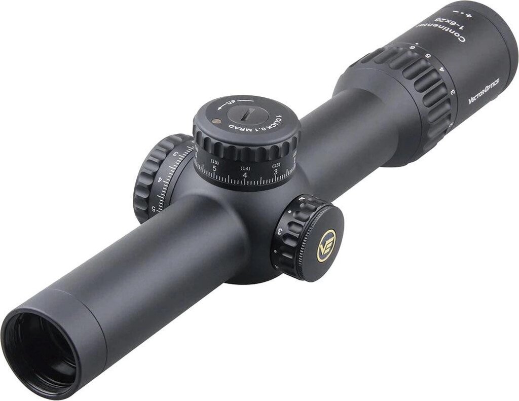 Прилад оптичний Vector Optics Continental 1-6x28. Сітка BDC з підсвіткою від компанії Krop Control - фото 1