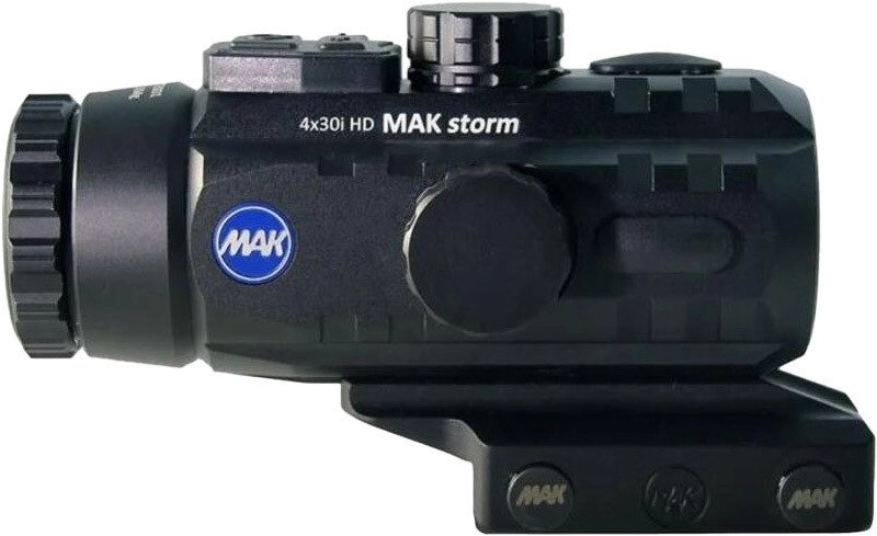 Прилад призматичний MAK MAKstorm 4x30i HD. Picatinny/Weaver від компанії Krop Control - фото 1