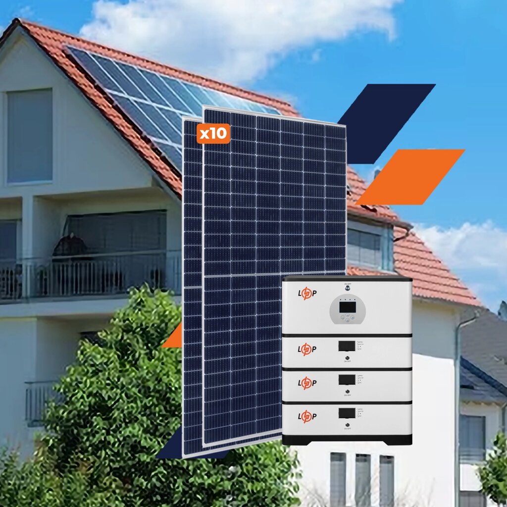 Устаткування для сонячної електростанції (СЕС) Elite 5 kW АКБ 15 kWh LiFePO4 100 Ah від компанії Krop Control - фото 1