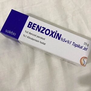 BENZOXİN (Бензоксин) Базірон Бензак бензоїл пероксид 5%кліндаміцин 1%