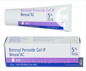 Benzoyl Peroxide 5% Benzac AC- Бензак АС-він же Базірон (є 2.5% і 10%