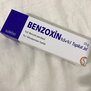 Гель від прищів -BENZOXİN (Бензоксин)5+1 кліндаміцин.(ефективніше, ніж Базірон)