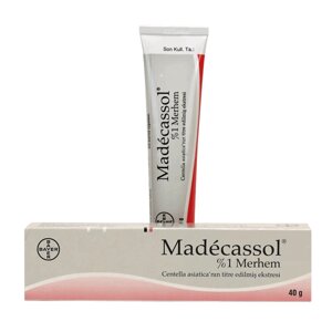 Крем МАДЕКАССОЛ (Madecassol 1%40 г от шрамов, рубцов, растяжек, ожогов 1х10