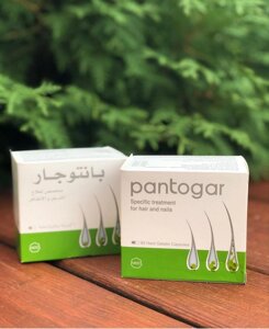 Пантогар Pantogar вітаміни для волосся та нігтів, Єгипет 90 капсул