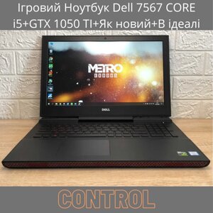 Ігровий Ноутбук Dell 7567 CORE i5+GTX 1050 TI+Як новий+В ідеалі