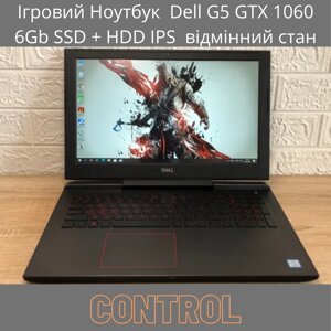 Ігровий Ноутбук Dell G5 GTX 1060 6Gb SSD + HDD IPS відмінний стан