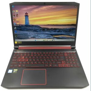 Ноутбук acer nitro AN515-54|15.6"FHD, IPS/i5-9300H/8GB/GTX1650 4GB/512 SSD б/в