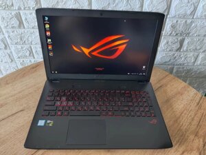 Ноутбук asus ROG GL552VW 15.6"IPS i7 6700HQ 16gb SSD256+HDD500 GTX960M б/в