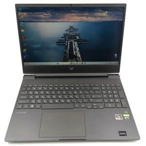 Ноутбук HP victus 15 |15.6"FHD, 144гц/RZN-7 5800H/32GB/RTX-3050ti 4GB/1 TB SSD б/в