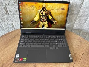 Ноутбук lenovo gaming 3 15ARH7 15.6" FHD IPS ryz5 6600H 8gb SSD 256gb RTX 3050 б/в