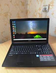 Ноутбук MSI GL62/i5-6300HQ/16/128+500/nvidia 940MX б/в