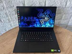 Ноутбук razer blade 15.6" FHD IPS 144hz i7 8750H 8gb SSD 256gb RTX 2070 maxq б/в