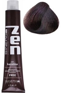 Безаміачна крем-фарба для волосся Sinergy No3/2 Темний каштан із фіолетовим відтінком 100 мл