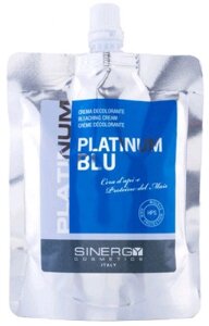 Крем просвітлювальний для волосся Sinergy "Блакитний" PLATINUM 250 г