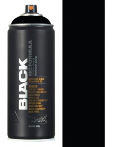 Аерозольна фарба Montana Black 9001 Black (Чорний) 400мл