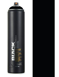 Аерозольна фарба Montana Black Extended 9001 Black (Чорний) 600 мл