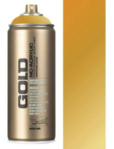 Аерозольна фарба Montana Gold M3010 Gold Matt (Золотий мат) 400мл