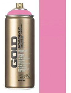 Аерозольна фарба Montana Gold S4000 Shock Pink Light (Рожевий) 400мл