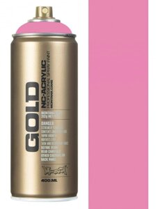 Аерозольна фарба Montana Gold S4000 Shock Pink Light (Світло-рожевий) 400мл