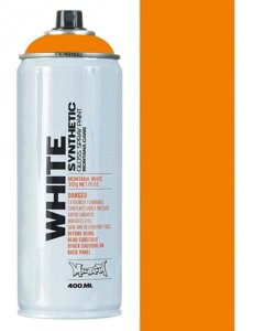Аерозольна фарба Montana White 2060 Bright Orange (Яскраво-жовтогарячий) 400мл