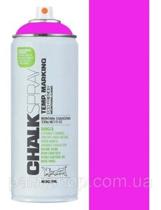 Аерозольна крейдяна фарба Montana Chalk 4050 Pink (Рожева) 400мл