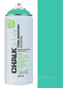 Аерозольна крейдяна фарба Montana Chalk 6120 Turquoise (Бірюзова) 400мл