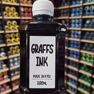 Фарба для маркерів Graffs Ink Black (Чорний) 200мл