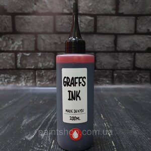 Фарба для маркерів Graffs Ink Red (Червоний) 200мл