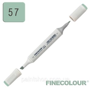 Маркер спиртовий Finecolour Sketchmarker 057 сріблястий зелений G57