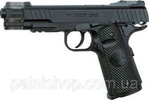Пістолет пневматичний ASG STI Duty One Blowback 4,5 мм BB (метал; рухома рама затвора)