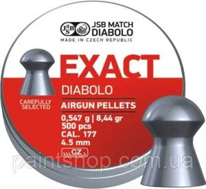 Кулі пневматичні JSB Diabolo Exact 0,547 г калібру 4,51 мм (500шт/уп)