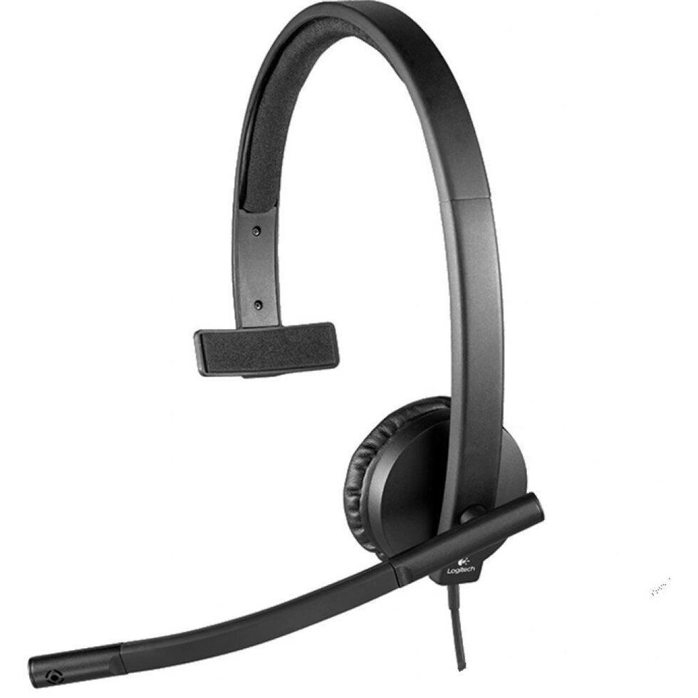 Гарнитура LOGITECH UC Corded Mono USB Headset H570e (Leatherette Pad) - Business EMEA ##от компании## Интерактивное оборудование - ##фото## 1