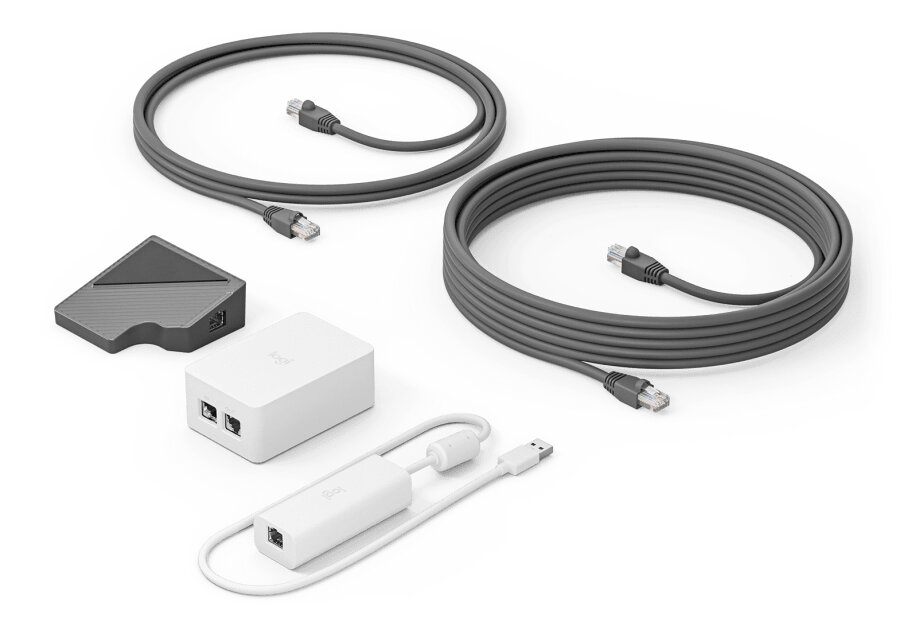 Комплект кабелей для контроллера LOGITECH Cat5E Kit for Logitech Tap - GRAPHITE - WW ##от компании## Интерактивное оборудование - ##фото## 1