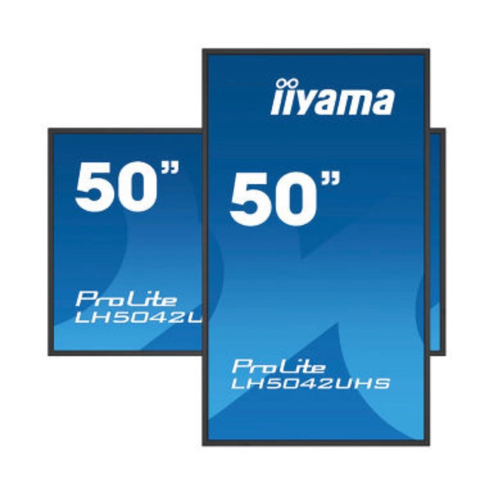 Широкоформатний інформаційний дисплей IIYAMA LH5042UHS-B3 від компанії Інтерактивне обладнання - фото 1