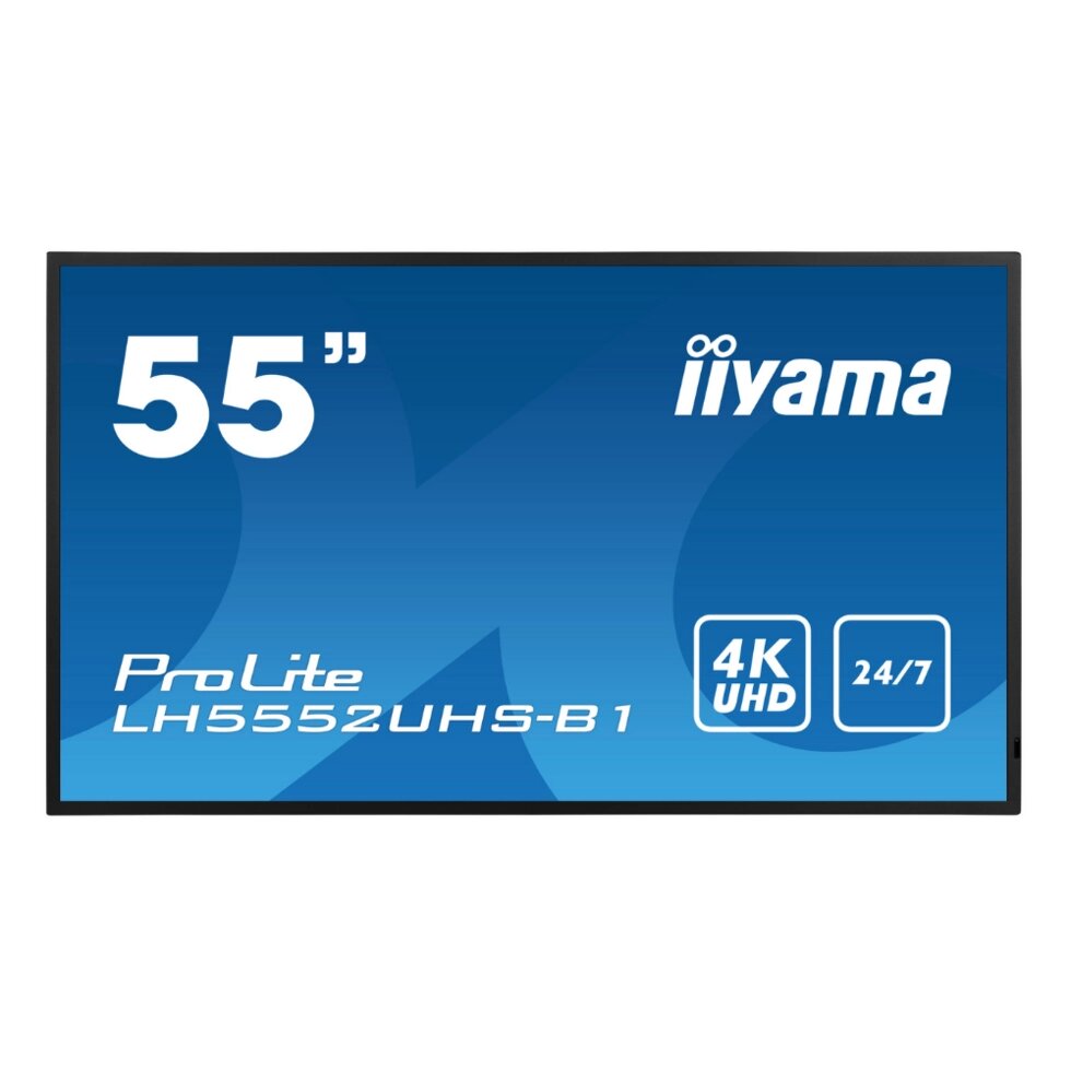 Широкоформатний інформаційний дисплей IIYAMA LH5552UHS-B1 від компанії Інтерактивне обладнання - фото 1