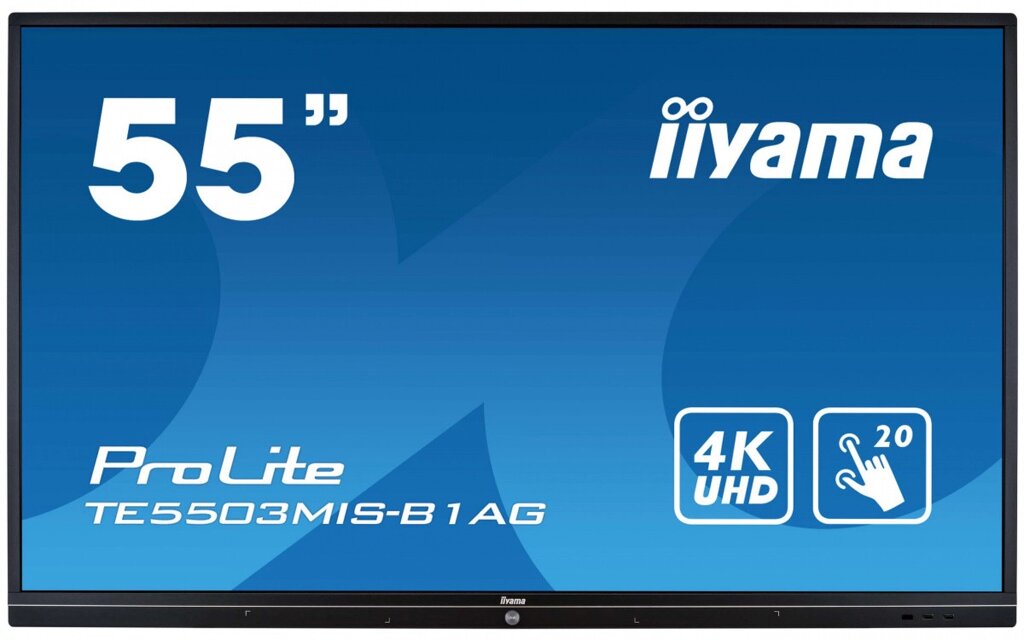 Широкоформатний інформаційний дисплей IIYAMA TE5503MIS-B1AG X від компанії Інтерактивне обладнання - фото 1
